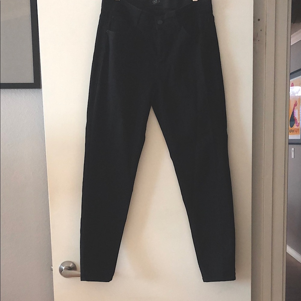 Black High-Waisted Pants